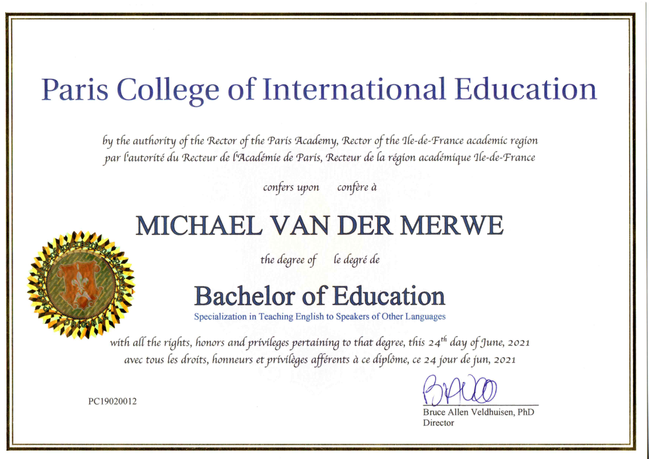 BA in Education degree